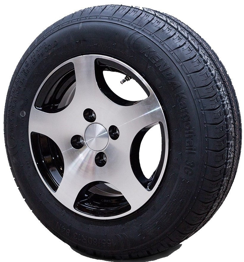 Complete with alloy wheel All-season M+S