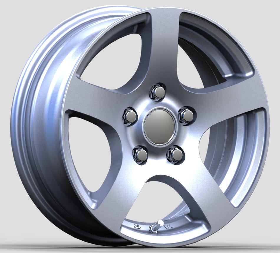 Complete wheel 185R14C 104/102N KENDA KR101 EV41NI-N + 5.5Jx14 Alu 5/66.6/112 ET30 15C60 Silver